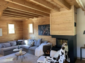 Chalet avec cheminée, WIFI et grande terrasse à Montgenèvre, proche pistes et tout confort - FR-1-266-179